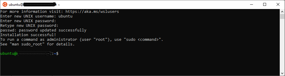 Setup Ubuntu on Windows subsystem for Linux for the first time
