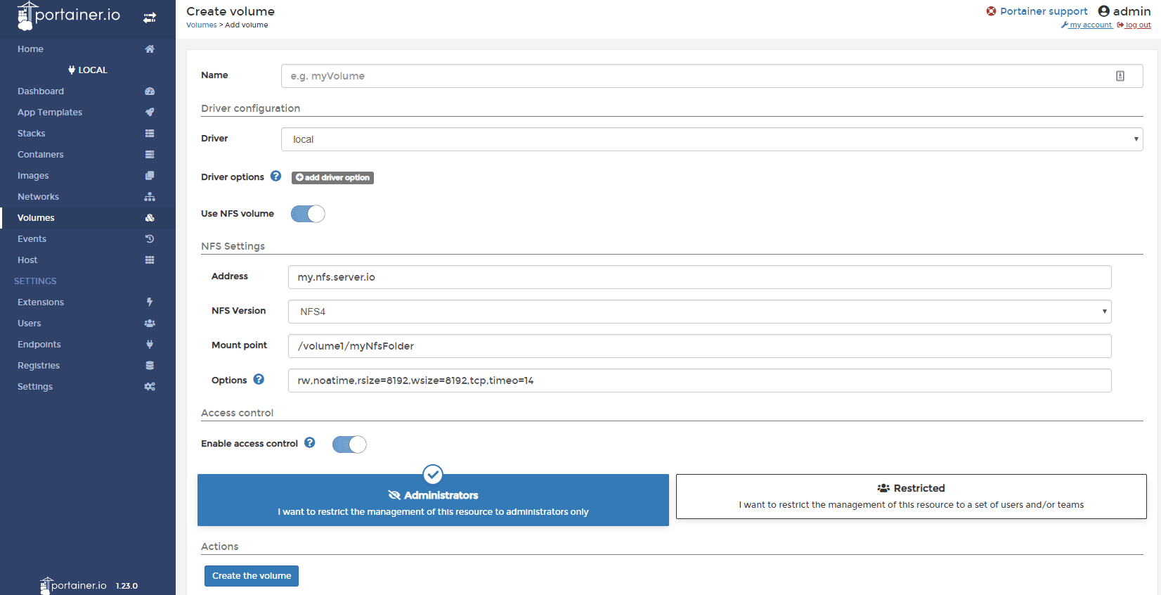 How to Mount an NFS Share Into a Container Anto